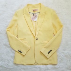 Philosophy Yellow Womens Jacket / Blazer Size 4